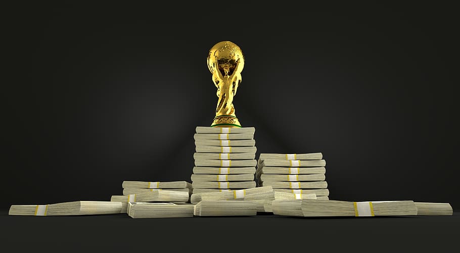trophy, soccer, sport, cup, football, competition, champion, HD wallpaper