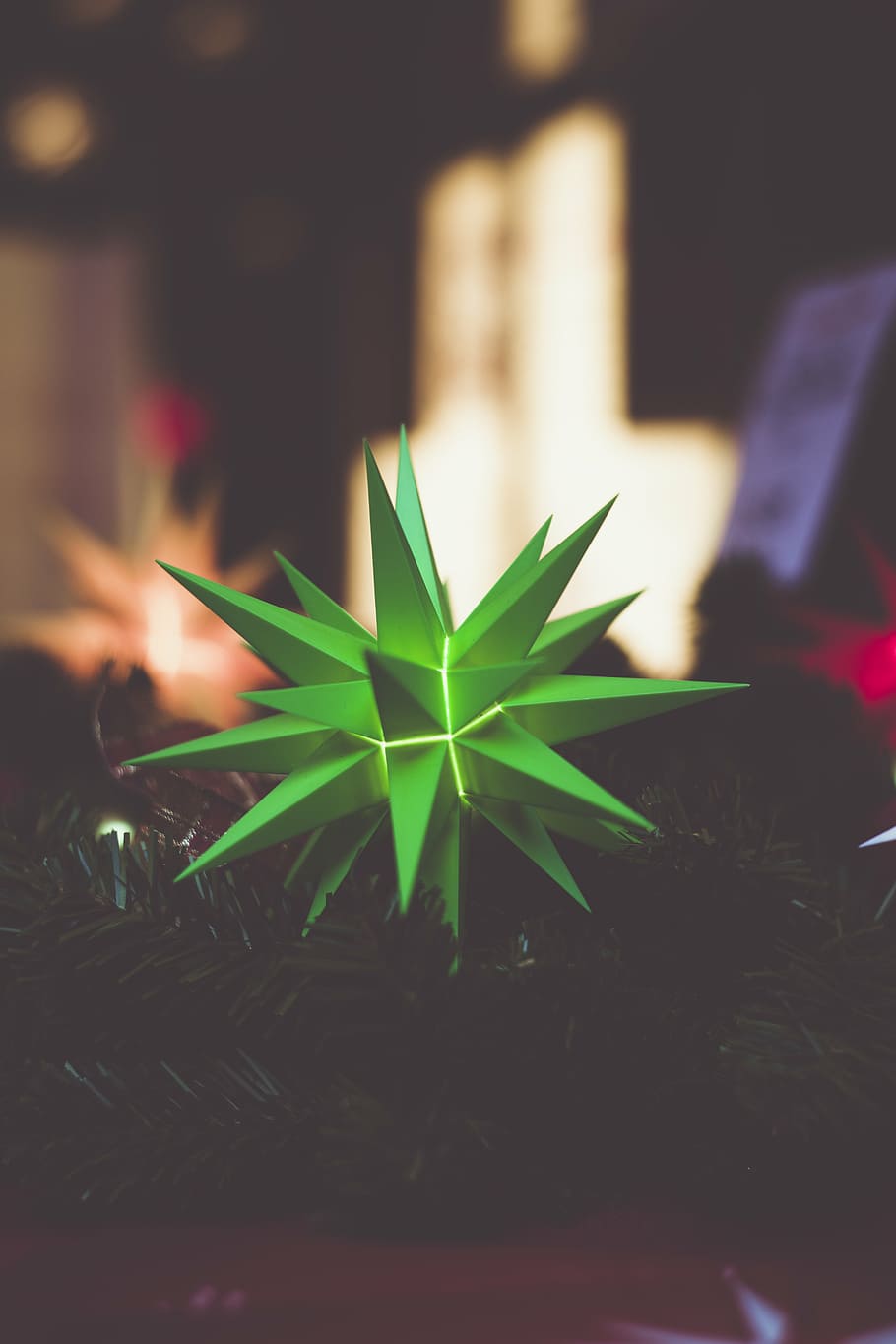 abstract, art, blur, celebration, christmas, christmas decoration HD wallpaper
