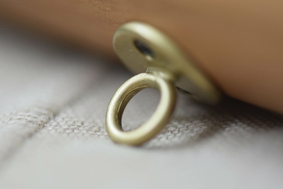 ring, mount, ornament, gold, anchoring, wood, flute, screw HD wallpaper
