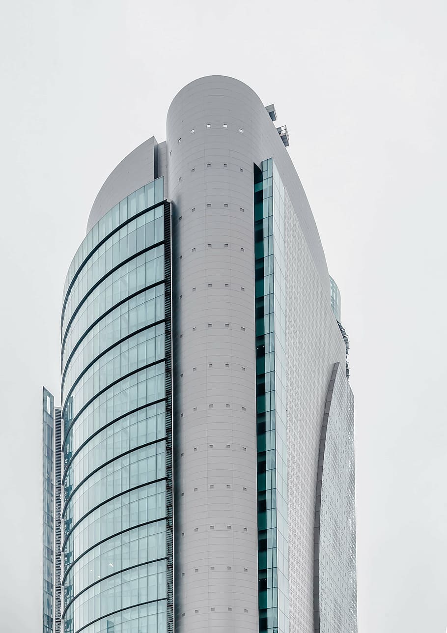 white concrete tower, architecture, building, infrastructure HD wallpaper