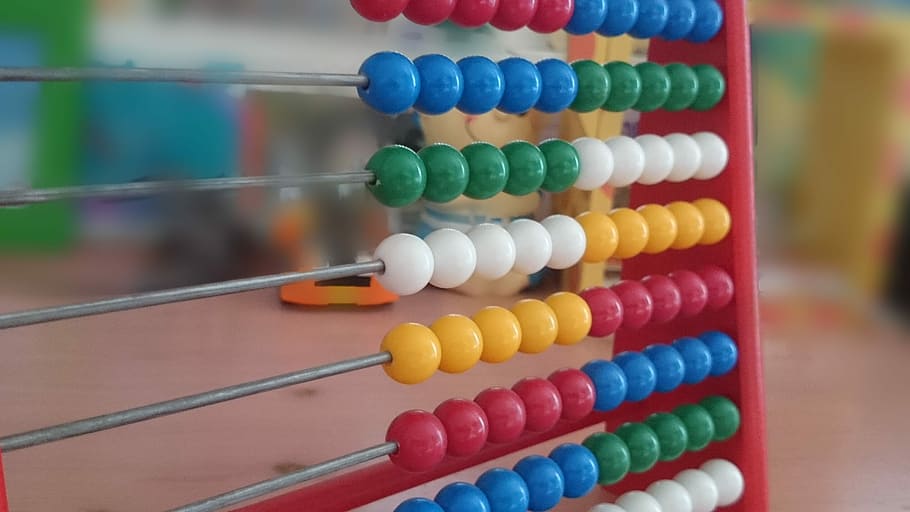 selective focus photography of abacus, Computational, Aids, Wooden, HD wallpaper