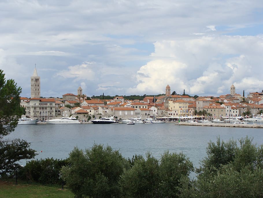 old town, panorama, view, panoramic view, travel, europe, tourism HD wallpaper