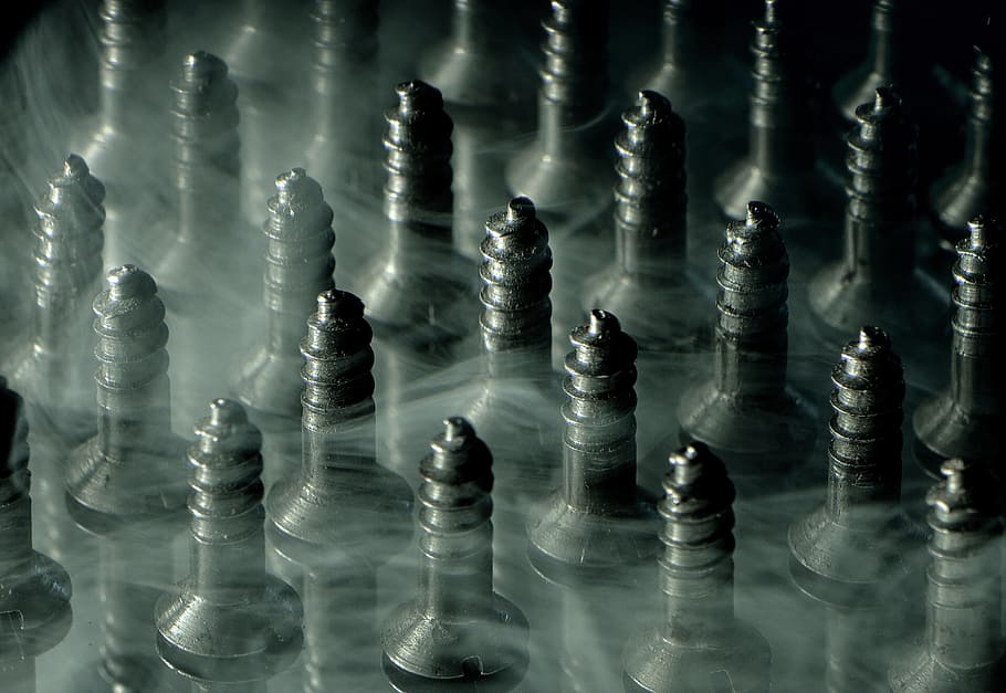 screw, macro, metal, close, technology, industry, object, large group of objects HD wallpaper