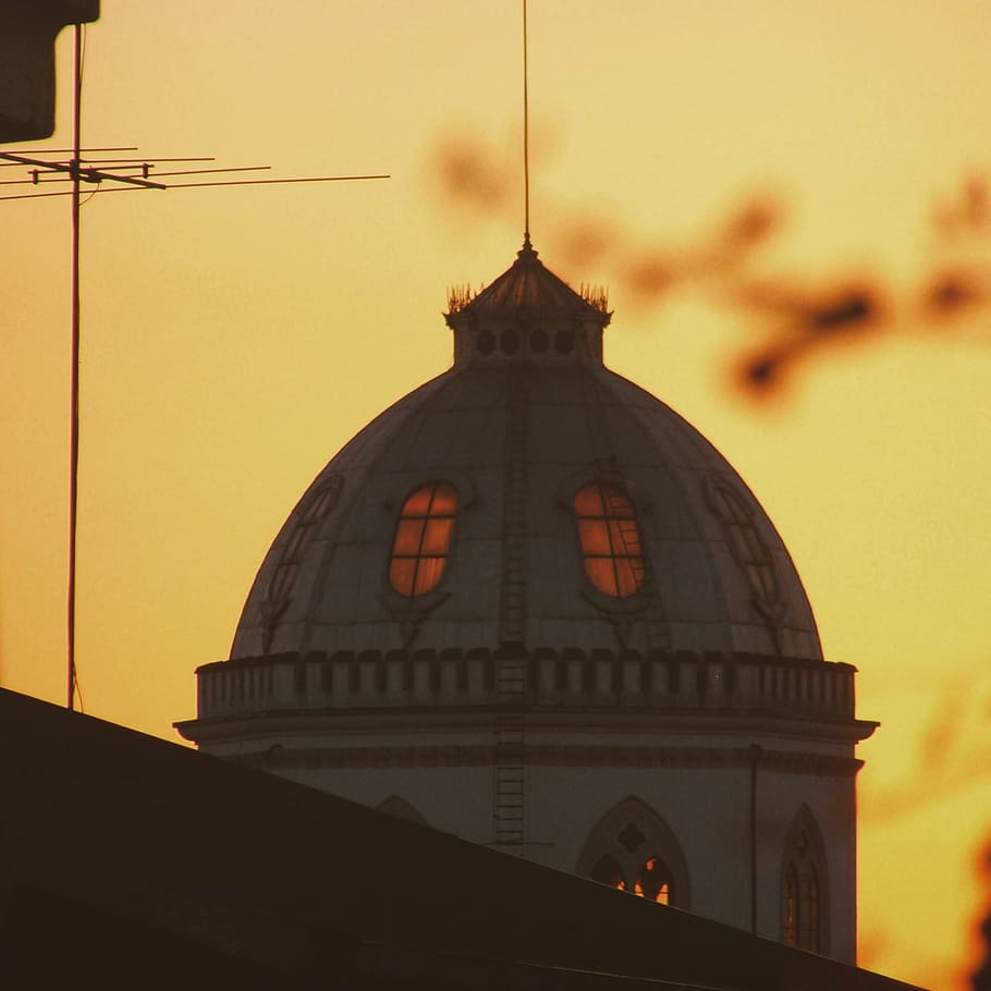 building, light, the dome, west, portugal, architecture, built structure HD wallpaper