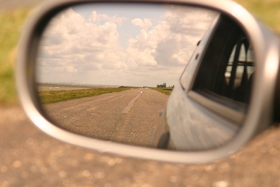 reflection, landscape, view, transportation, mode of transportation HD wallpaper