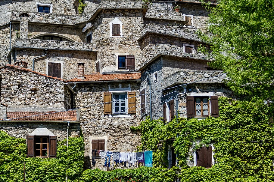 home, architecture, old, building, travel, stone, summer, window HD wallpaper