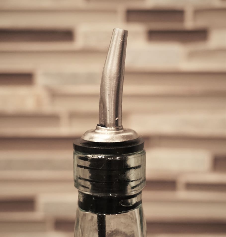 Stainless Steel Nozzle, bottle, oil bottle, oil pourer, utensil, HD wallpaper