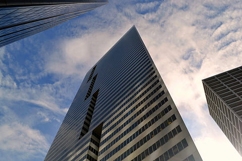 low-angle photo of high-rise building, skyscraper, architecture HD wallpaper