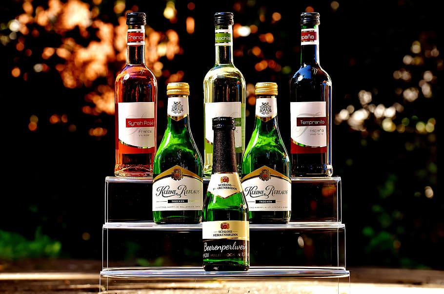 wines, bottles, selection, alcohol, beverages, alcoholic, party HD wallpaper