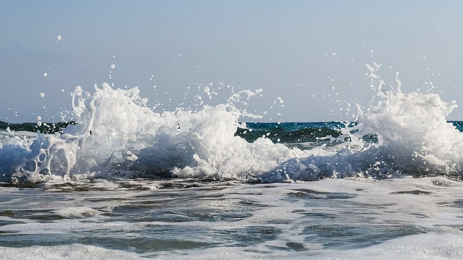 Splash, Water, Liquid, Drops, Foam, spray, wave, water drops HD wallpaper