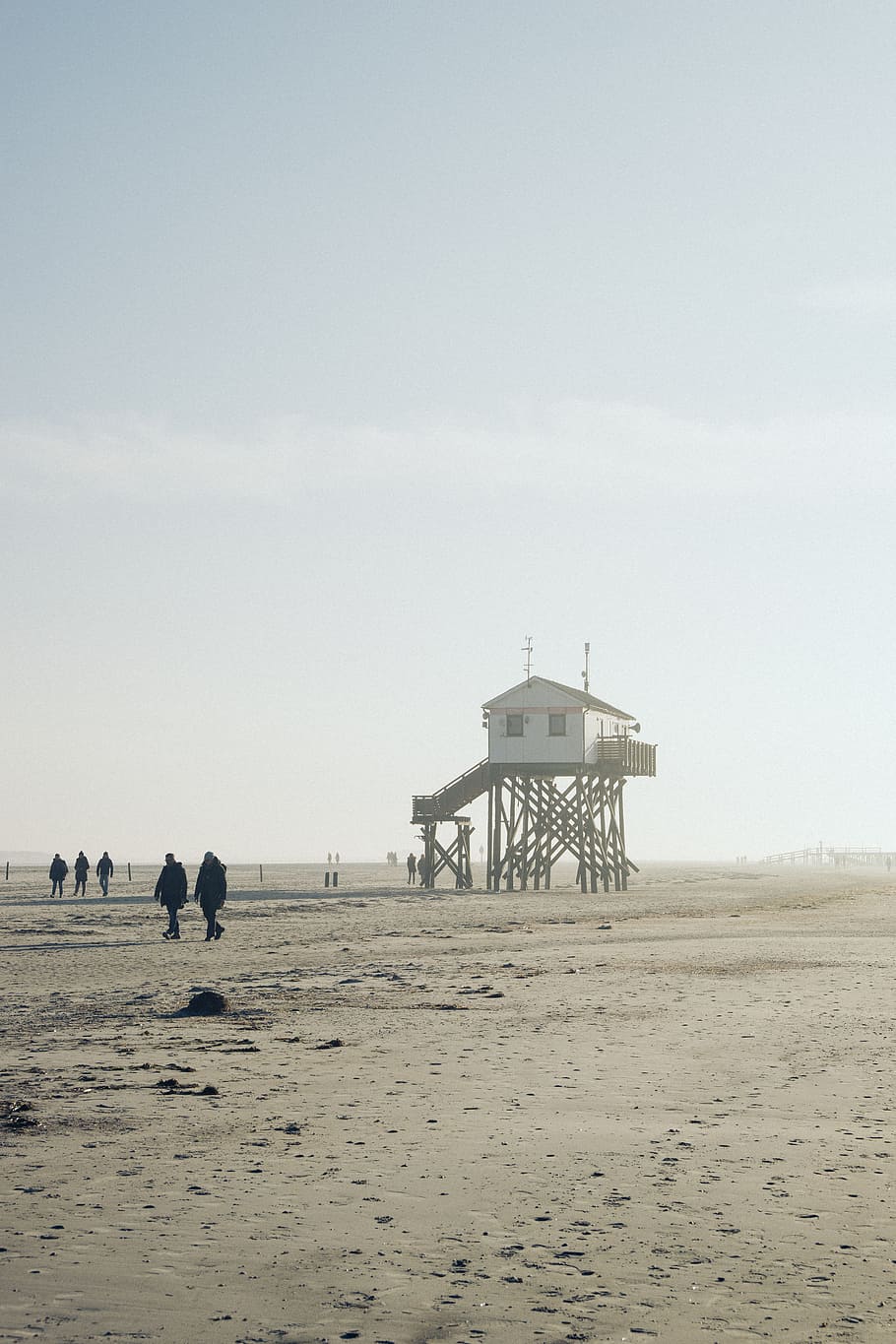 St. Peter-Ording, Germany, travel Locations, beach, sand, sea HD wallpaper