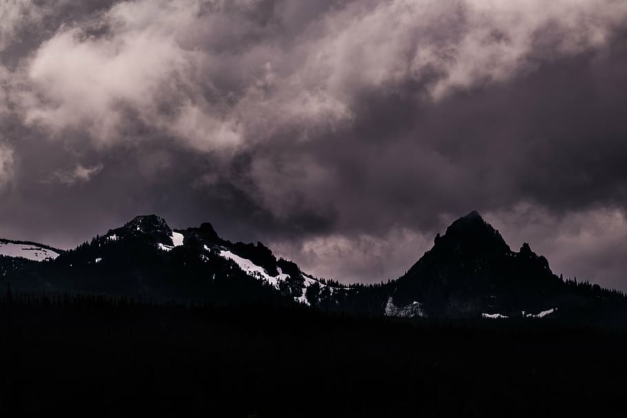 backlit, clouds, dawn, dusk, evening, fog, landscape, light HD wallpaper