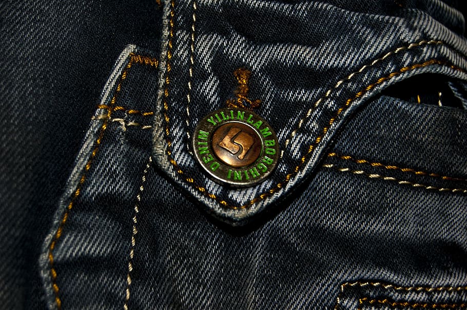 fabric, jeans, button, seam, textile, close-up, casual clothing HD wallpaper