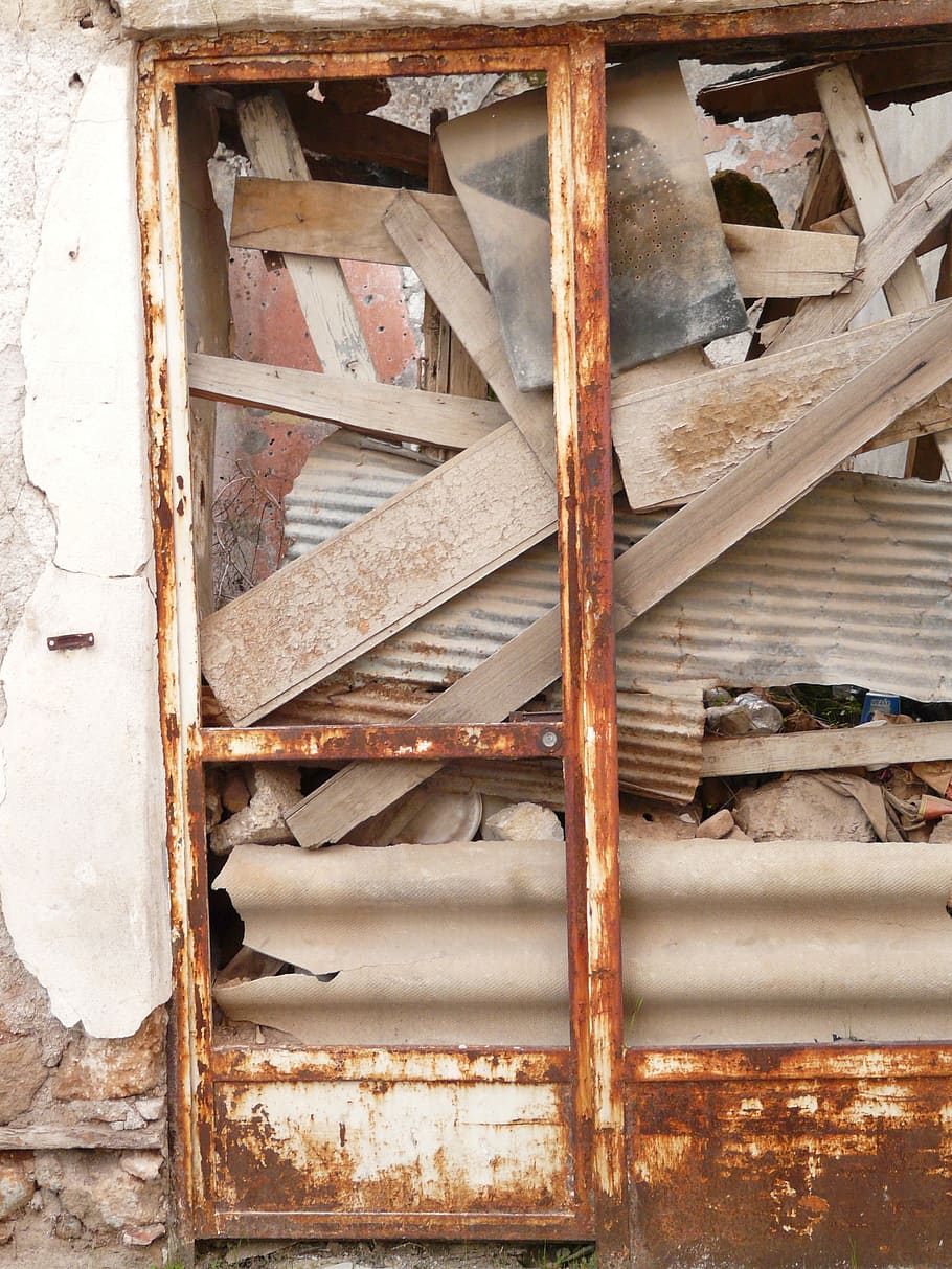 old, garbage, crate, ruin, demolition, neglected, wood - material HD wallpaper