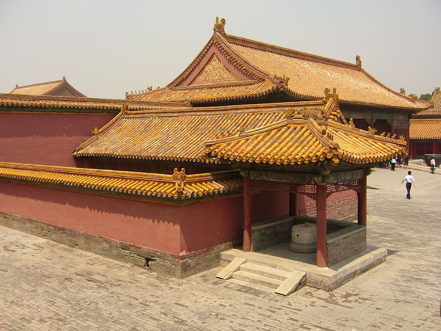 beijing, forbidden city, house, architecture, built structure HD wallpaper