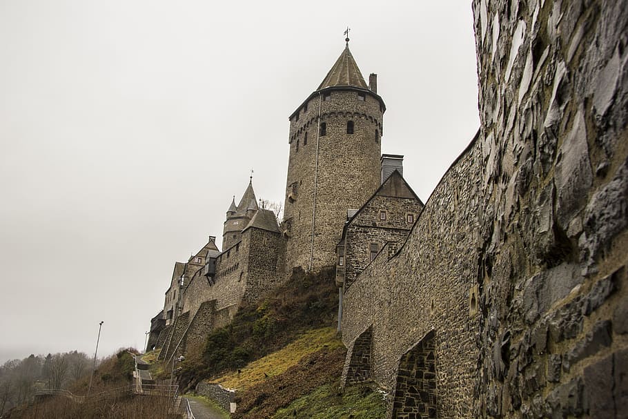 Castle, Altena, Rainy, Old, Fortress, security, architecture HD wallpaper
