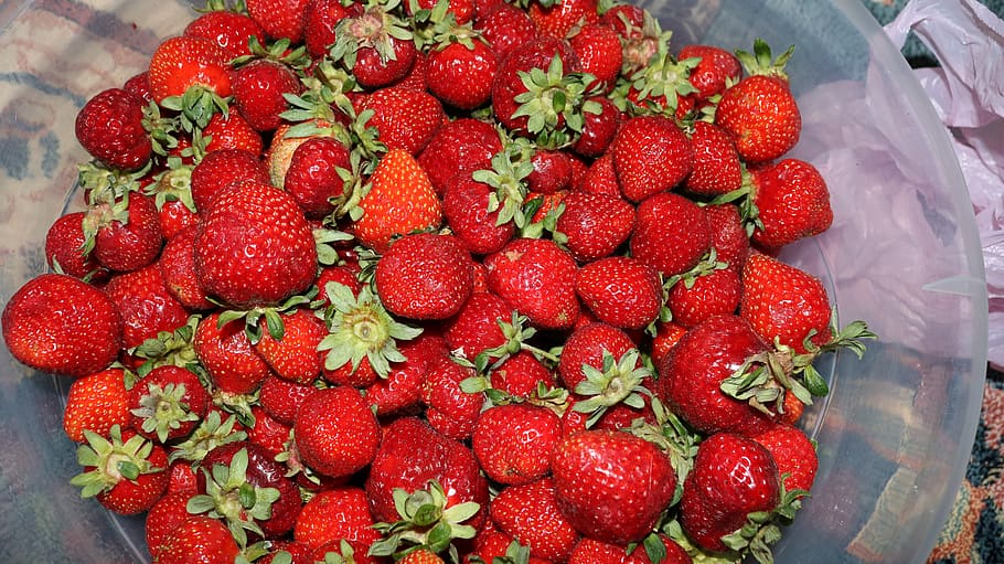 strawberry, red, healthy eating, fruit, berry fruit, food and drink HD wallpaper