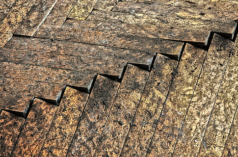 cracked brown wooden surface, old, rau, pattern, dirty, weathered HD wallpaper