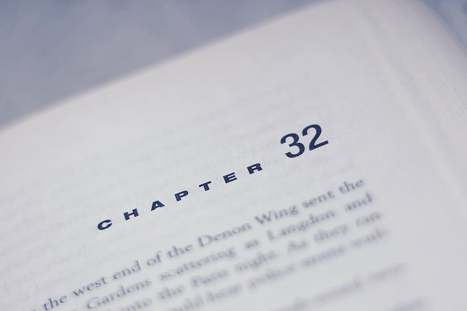 close up phoito Chapter 32 book, page, reading, learning, study HD wallpaper