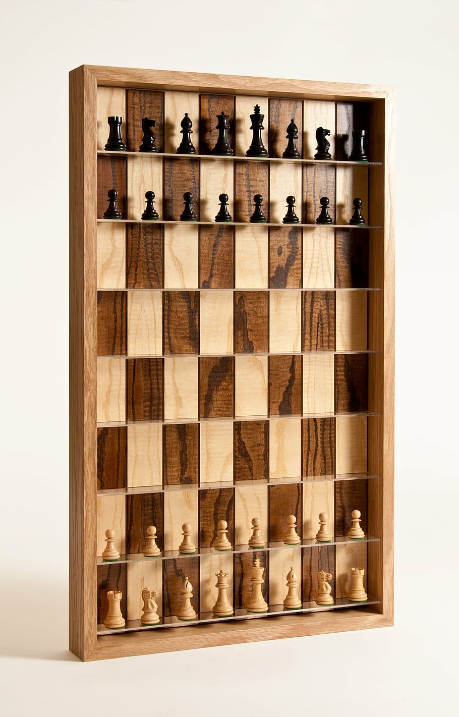 chess, vertical chess board, 3d chess, game, chessman, chessboard, HD wallpaper