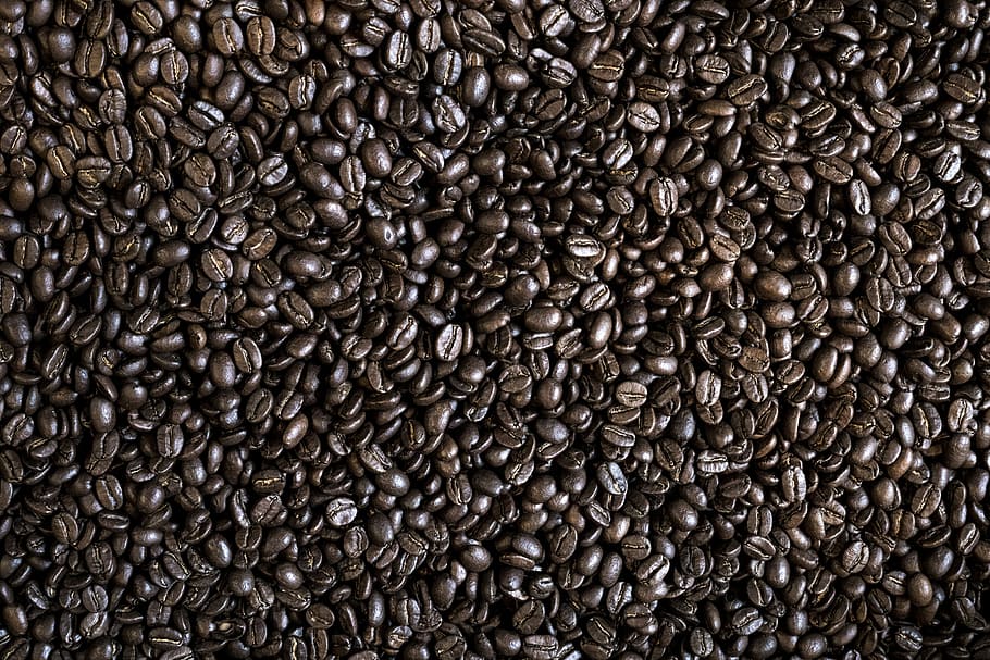 coffee bean lot, drink, beverage, repetition, pattern, texture HD wallpaper