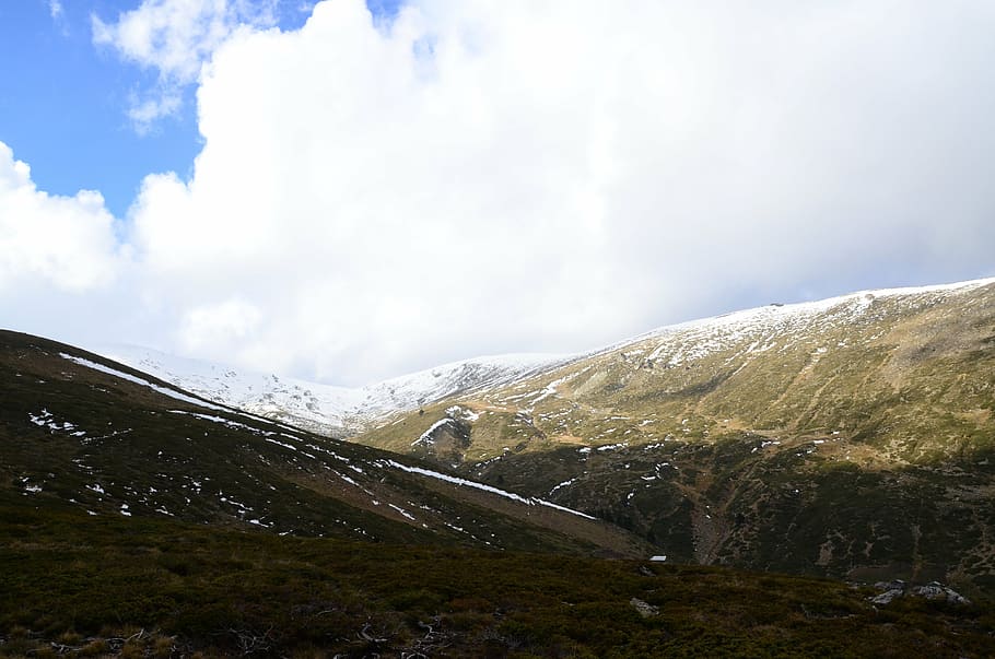 mountain, cloud, inegöl, breaking spring, cloud - sky, cold temperature HD wallpaper