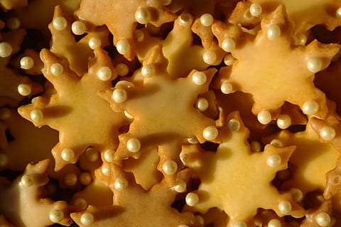 cookie, asterisk, bake, christmas time, sweet, delicious, nibble HD wallpaper