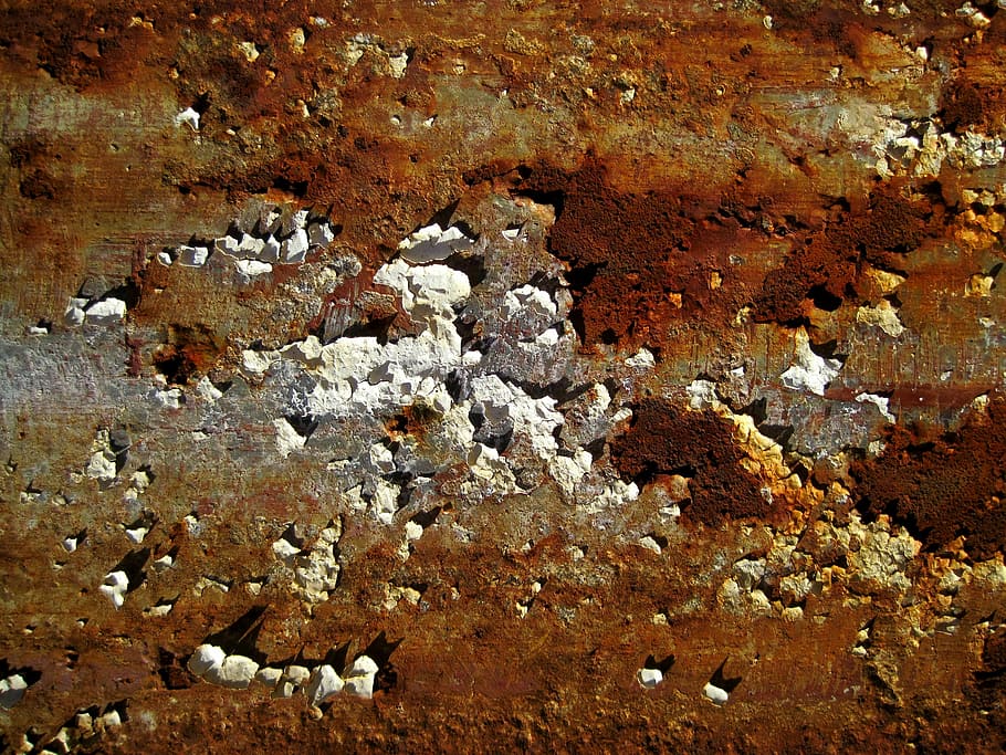 Rust, Flaky, White, Paint, Crusty, white paint, crusty rust HD wallpaper