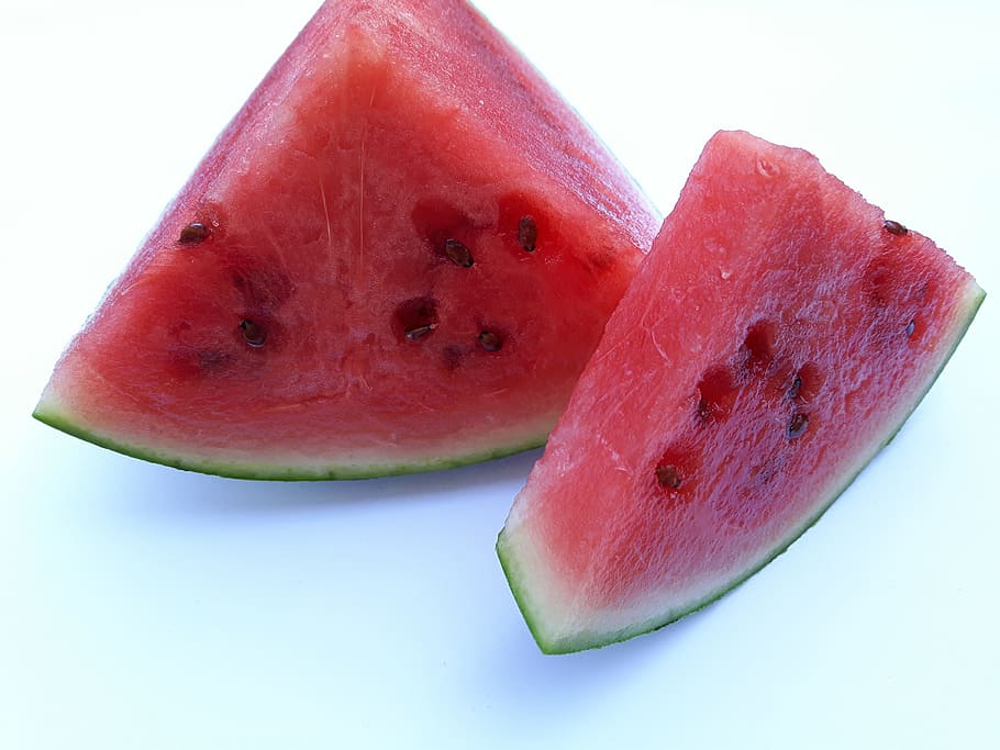 fruit, watermelon, eating, red, white, vitamins, nutrition HD wallpaper