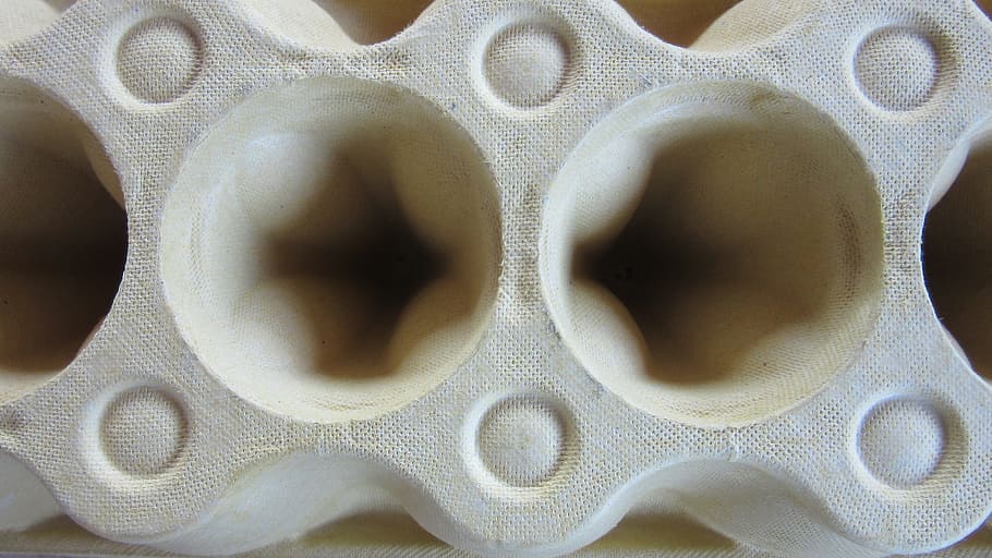 egg carton, packaging, packaging material, cardboard, section HD wallpaper
