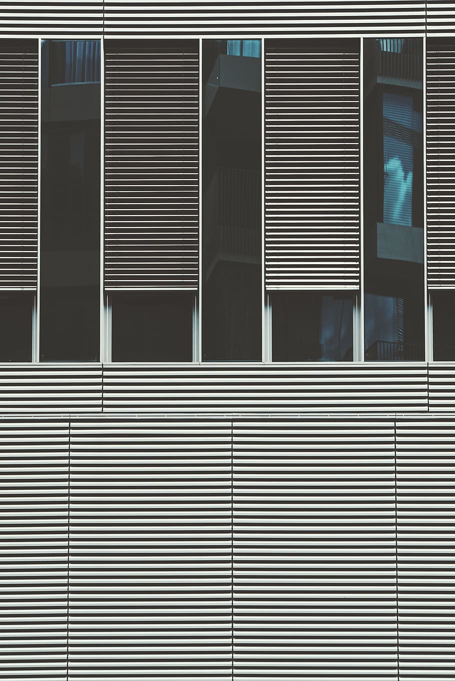 building glass window, untitled, gray, black, architectural, photo HD wallpaper