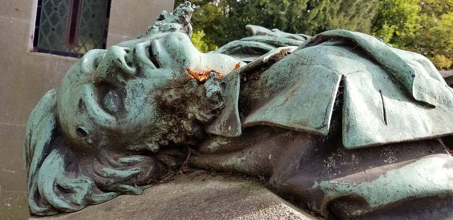 statue, cemetery, grave, memorial, death, sculpture, stone HD wallpaper