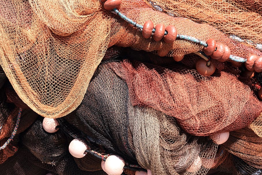 Italy, Trapani, Fish, Net, Float, fishing, market, sicily, mediterranean HD wallpaper