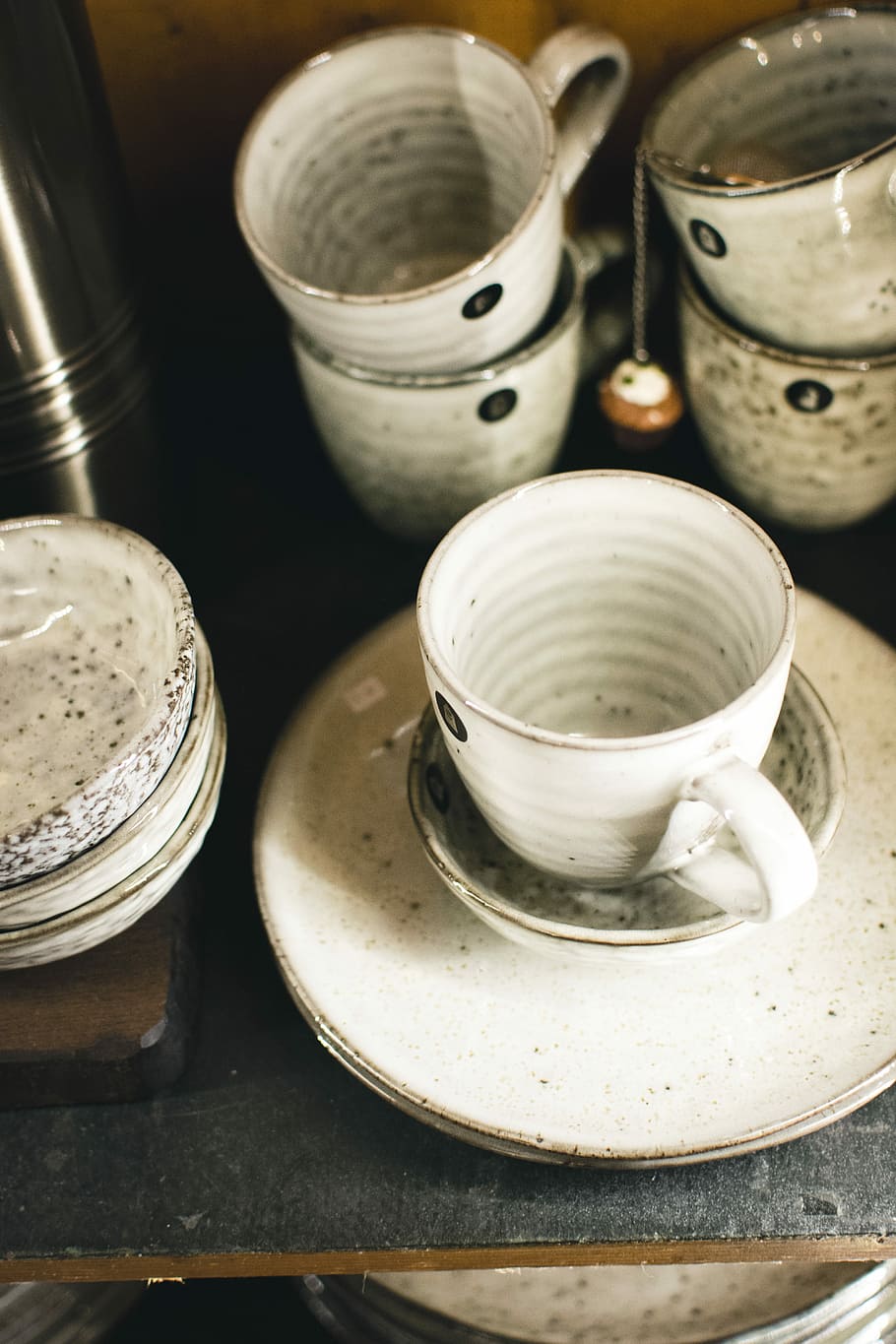 Glazed ceramic tea cup, kitchenware, drink, coffee - Drink, coffee Cup HD wallpaper