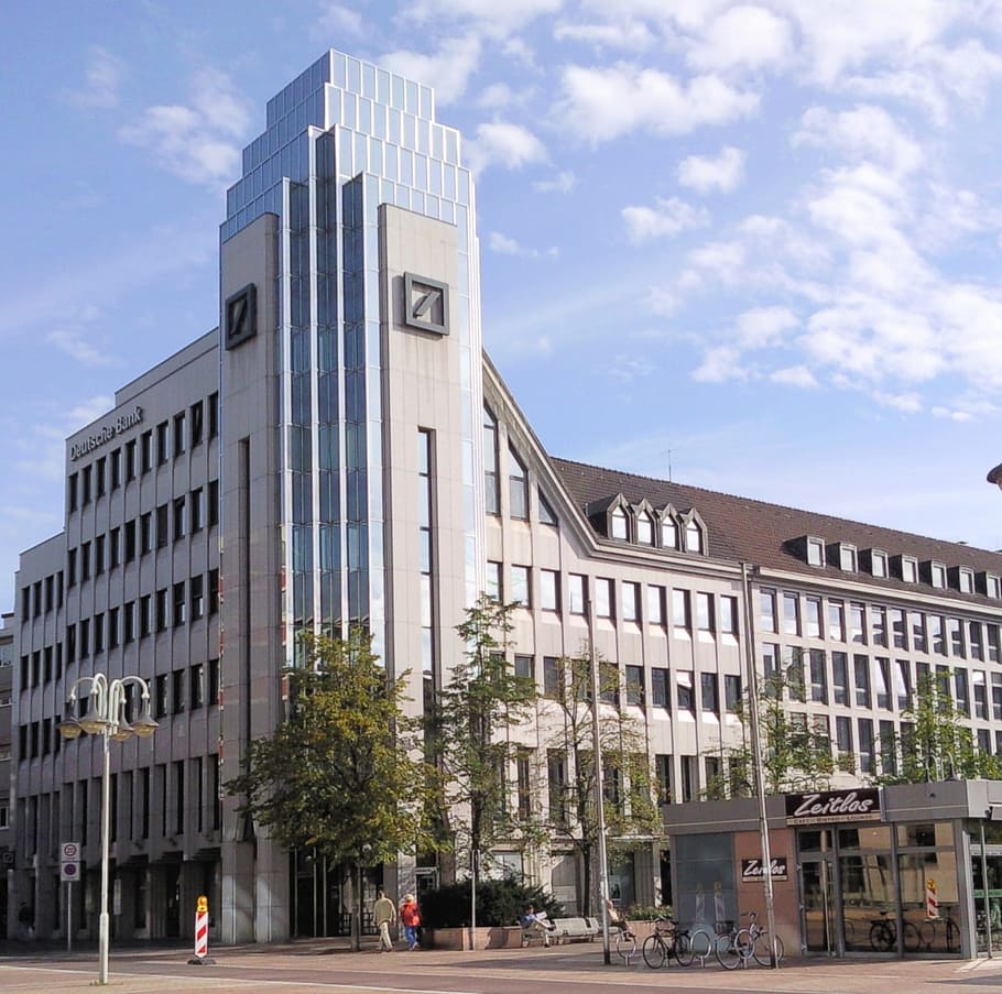 Building, Bank, Architecture, deutsche bank, german, germany HD wallpaper