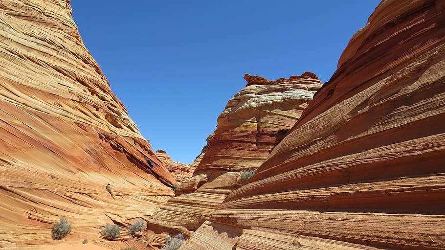 desert, sand stone, travel, nature, rock coyote buttes south, HD wallpaper