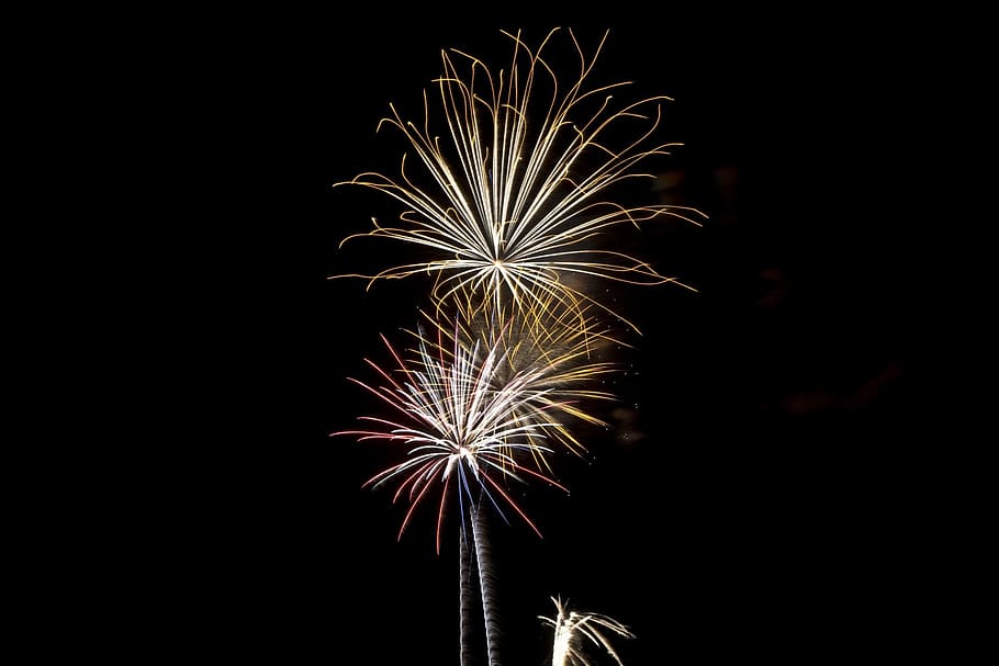 fireworks, independence, pyrotechnics, light, holiday, july HD wallpaper