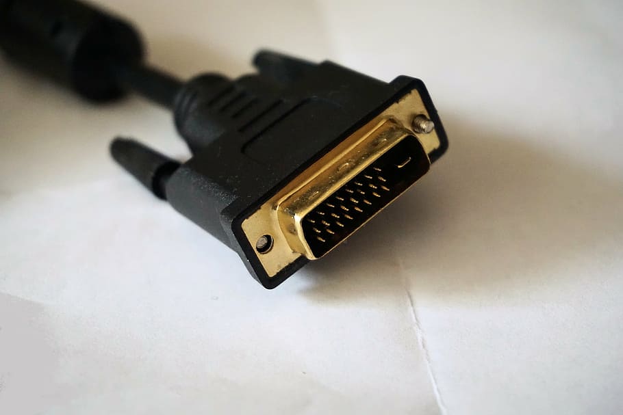 dvi, cable, computer, accessories, connection, hardware, monitor cables HD wallpaper