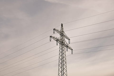 strommast, power line, current, electricity, energy, high voltage HD wallpaper