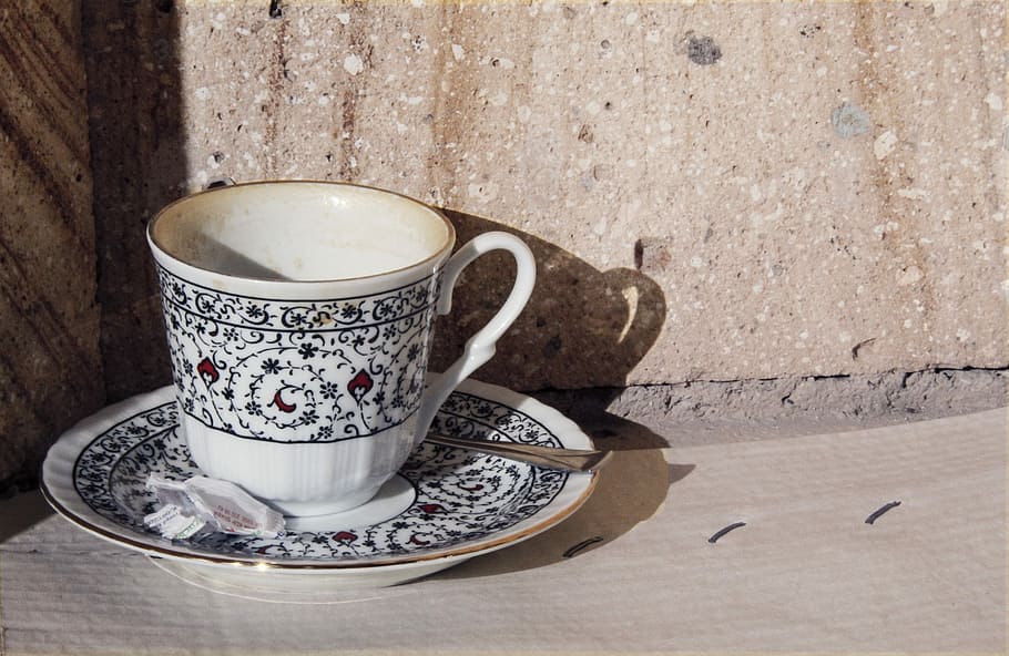 Cup, Coffee, Decorated, coffee cup isolated, symbol, design HD wallpaper