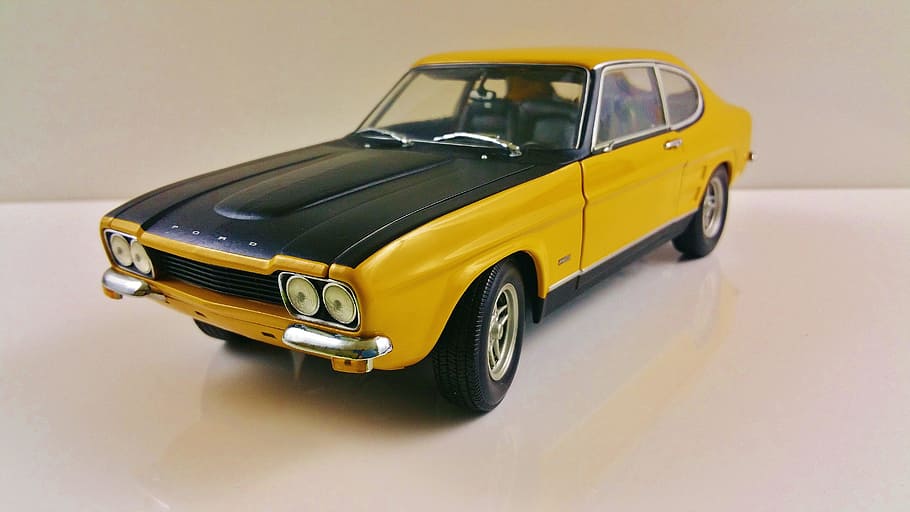 capri, auto, model, oldtimer, vehicles, model car, toys, mode of transportation HD wallpaper