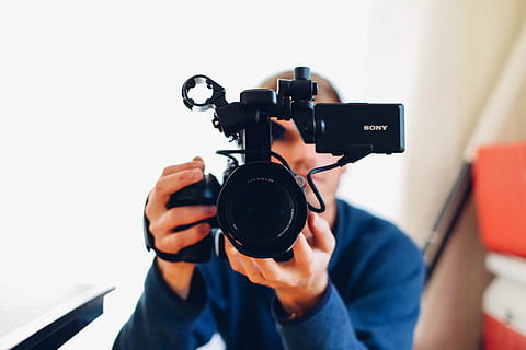 camera, cameraman, filming, macro, sony, videographer, technology HD wallpaper