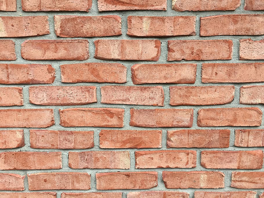 red brick wall during daytime, brown brick wall, textrue, pattern HD wallpaper