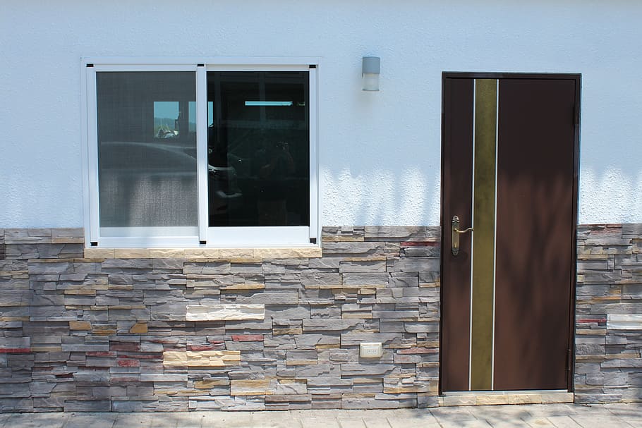room, gate, windows, door, entrance, architecture, built structure HD wallpaper