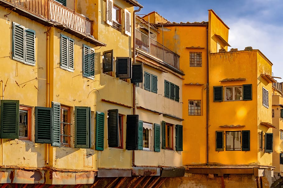 ponte vecchio, bridge, florence, architecture, arno, firenze HD wallpaper