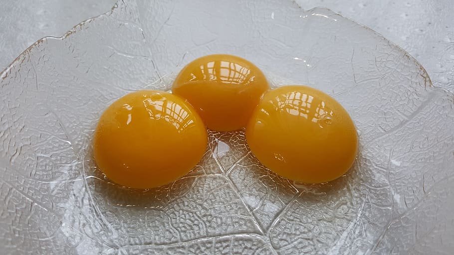Egg Yolks, Yellow, Eggs, no people, indoors, close-up, food and drink HD wallpaper