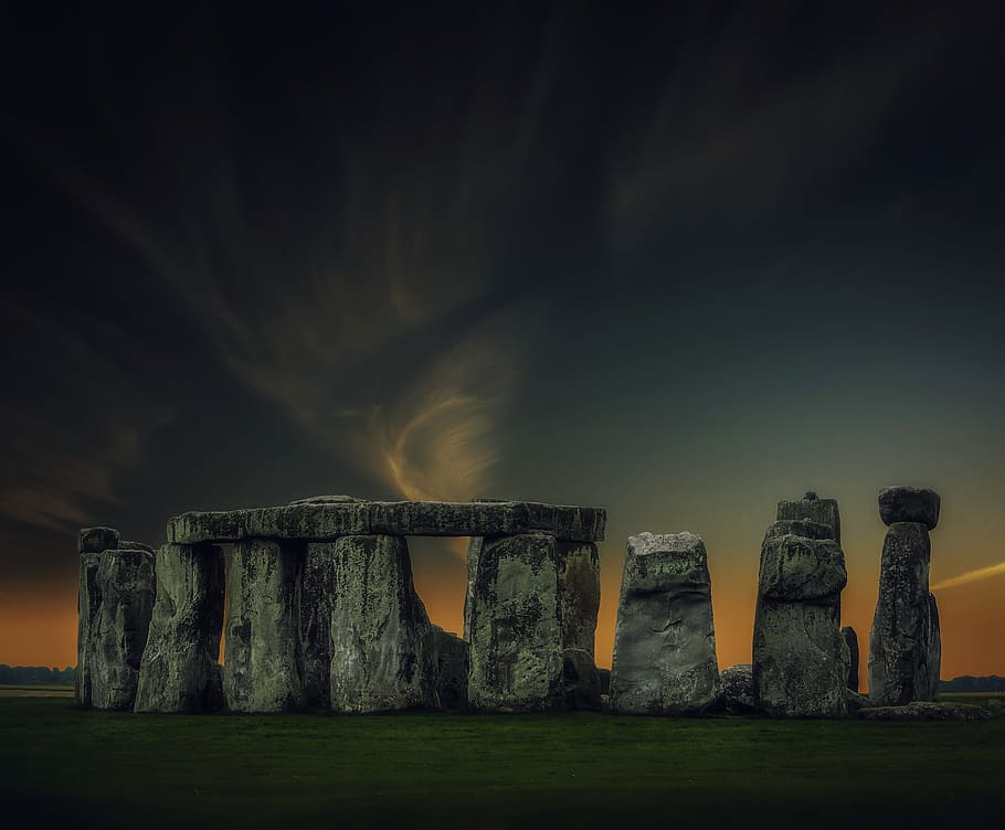 Stonehenge, England, monolith, monoliths, stones, monument, historical monument, HD wallpaper