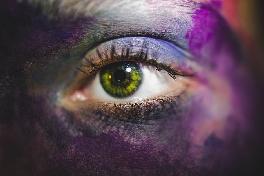 eye, macro, human, close, iris, eyelashes, see, datailaufnahme HD wallpaper