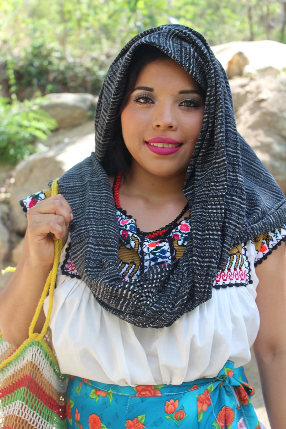 woman wearing grey headscarf, Women, Mexico, Poverty, chatina, HD wallpaper