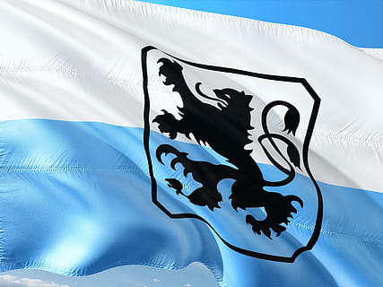 Hd Wallpaper Flag Logo Football 2 Bundesliga Ksc Karlsruher Sc Blue Wallpaper Flare